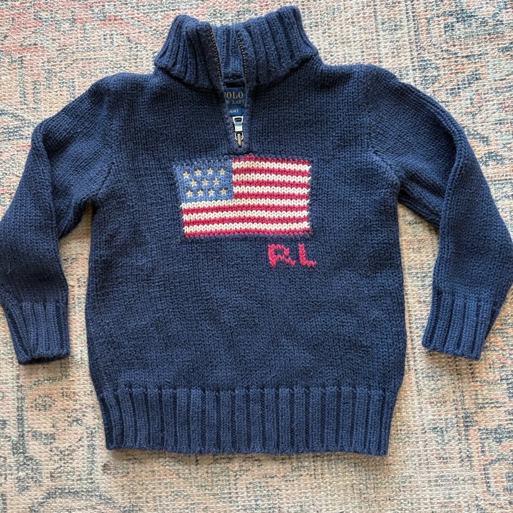 Polo by Ralph Lauren Blue Knit Sweater